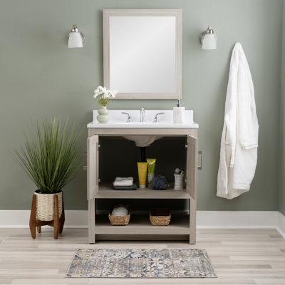 Stovall 30 Inch Vanity With Mirror