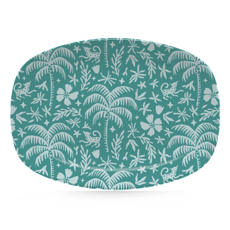 Jungle Teal Platter