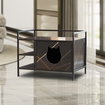 Enclos pour chat caché