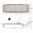 Garden Delightful Chair - Aluminum Frame, Breathable Mesh, Ergonomic, Rust- Modern Outdoor Rest Construction, Seat, Rust