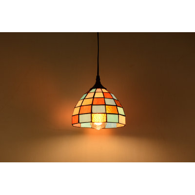 Tiffany Hanging Lights with Plug in Cord