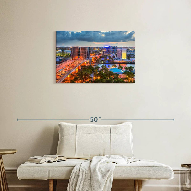 Kavia Fort Lauderdale Drawbridge, 20" H x 30" W
