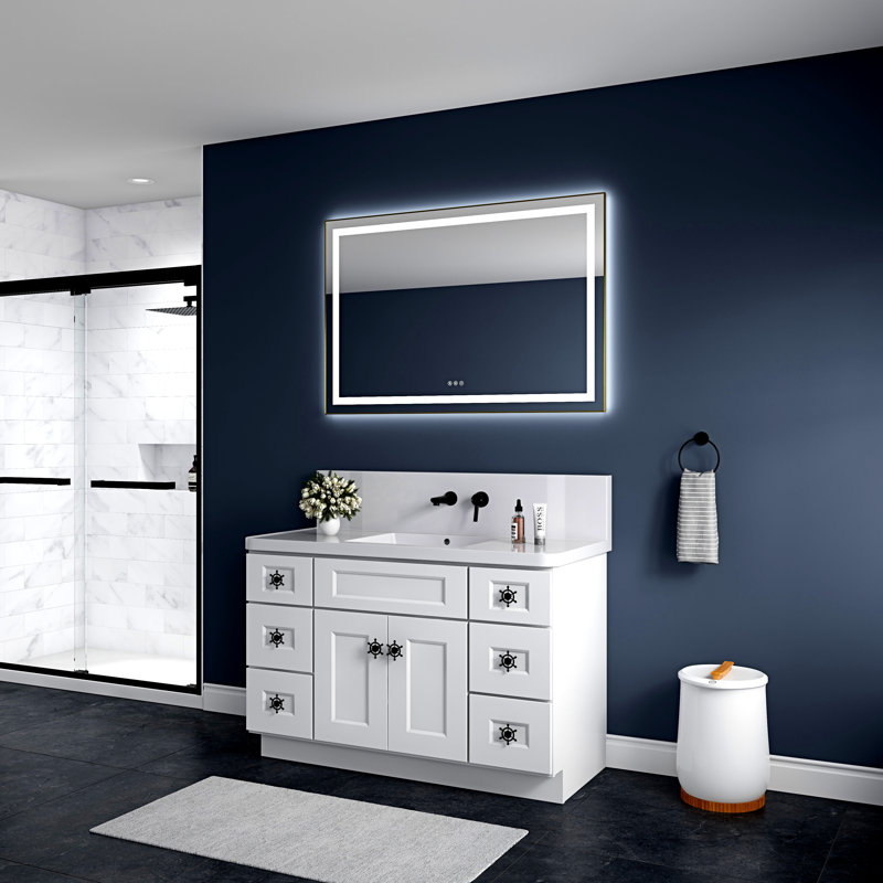 Bathroom  Led Mirror Is Multi-Functional And Each Function Is Controlled By A Smart Touch Button.