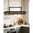 Ceiling Mount Pot Holder with 18 Hooks, Rustic Brown Space Saving Cookware Organizer for Kitchen
