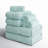 Renata 8 Piece 800 GSM Certified Egyptian Cotton Towel Set -232808595