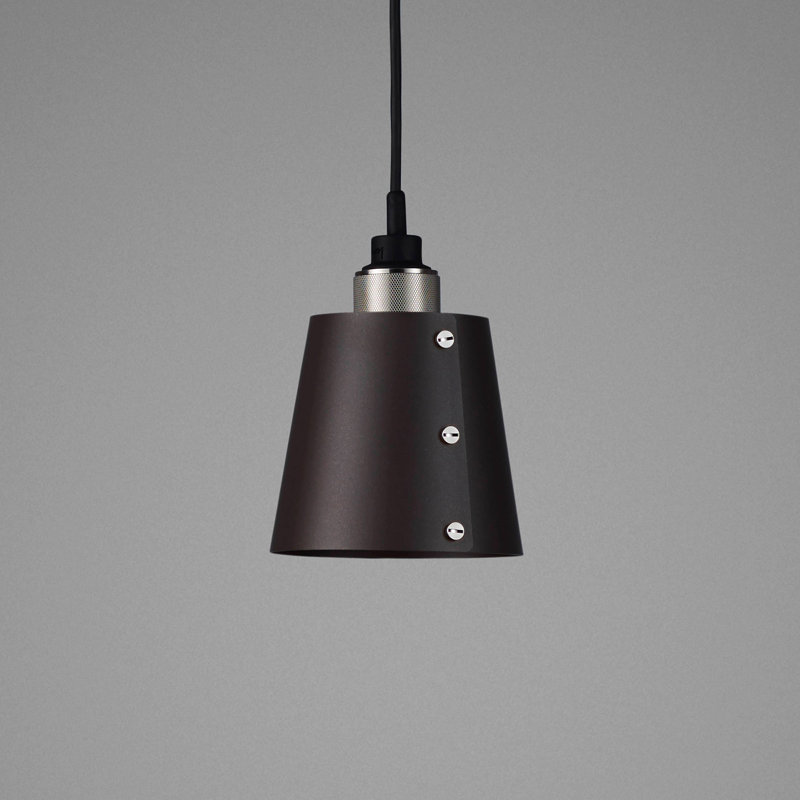 1 - Light Pendant, Stainless Steel, Graphite