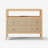 Stria 30" Fluted 2-Drawer Wide Smart Nightstand-1907418718