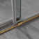 44" - 48" W x 77" H Contemporary Frameless Double Sliding Shower Door with 3/8" Clear Glass