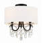 Plafonnier vibrant doré 3 lumières Havant-944349552