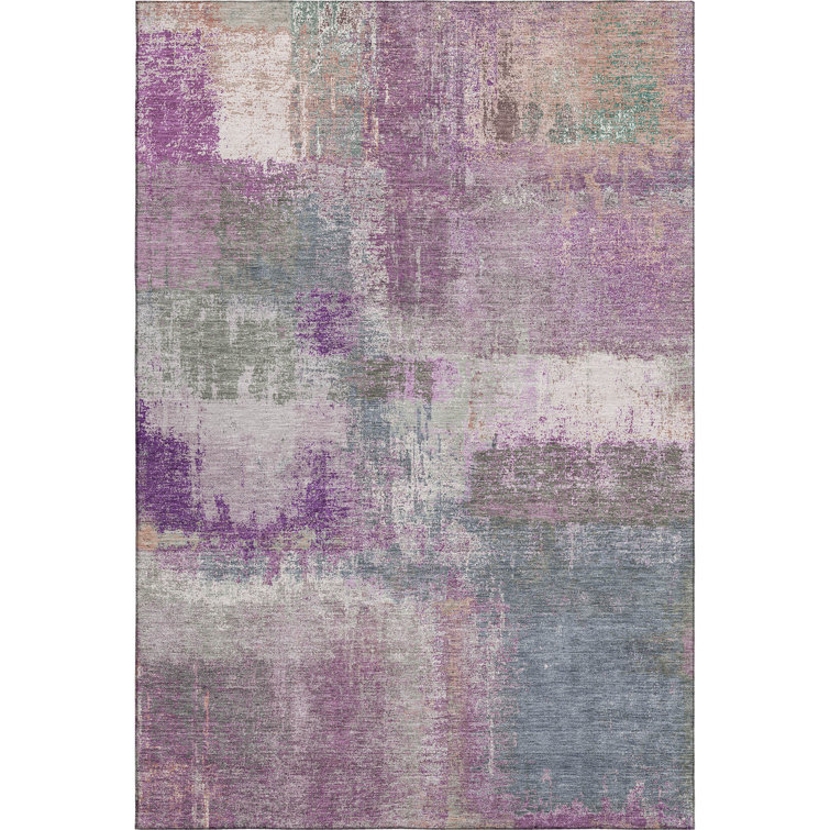 Premium Machine Washable Kumbhar AMF1354 Modern Rug
