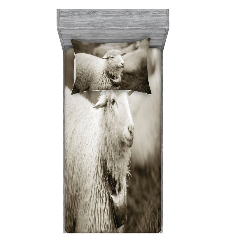 Microfiber Sheet Set, Twin Sheet Set with Fitted Sheet