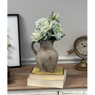 Rustic Aged Terracotta Vase