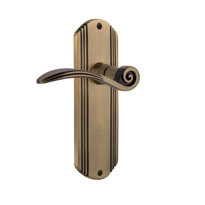 Nostalgic Warehouse Deco Plate Double Dummy with Swan Lever