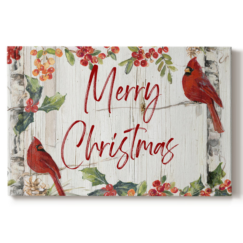 Art de vacances de Noël III - Toile tendue avec châssis - XVIIIe, H 12 po x l 18 po