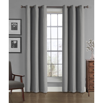 Manpreet Semi Sheer Curtain Single Panel