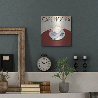 Red Barrel Studio® 'Cafe Moderne V' by Marco Fabiano Metal Wall Art