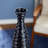 Ceramic Black Decorative Vase with Ripple Texture