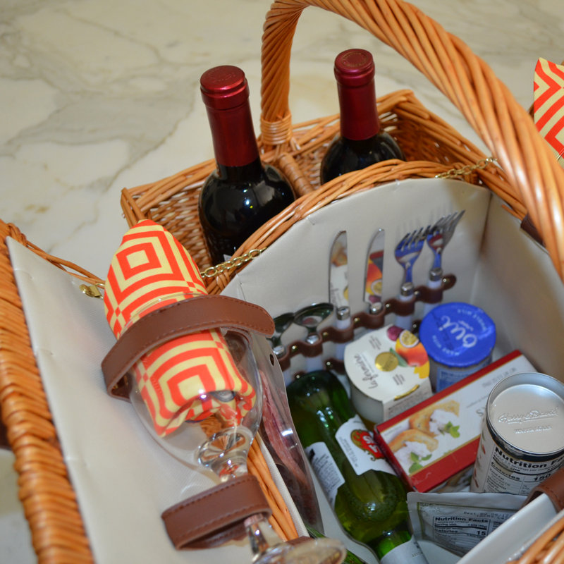 Panier de pique-nique Vineyard pour deux