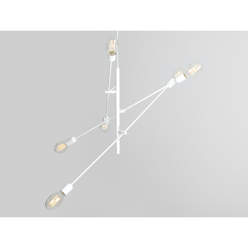 Twigo 6 - Light Unique/Statement Pendant, White