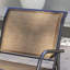 Fauteuil oscillant Outsunny, fauteuil oscillant avec structure en métal et tissu maillé respirant, accoudoirs courbés et structure en acier pour le jardin, la piscine, la cour, le balcon, brun clair-1845701308