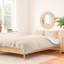 Ensemble de housse de couette à rayures crème et rosé Little Arrow Design Co_3-113198962-113198965-113198966