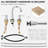 Widespread 2- Handle Bathroom Faucet with Metal Pop Up Drain-55818840
