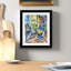 Montpellier Lemons In Blue Bowl Framed On Paper by Montpellier Print-734023185-734023182
