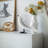  Blumofe Tabletop Standing White Bird Figurine-996398458