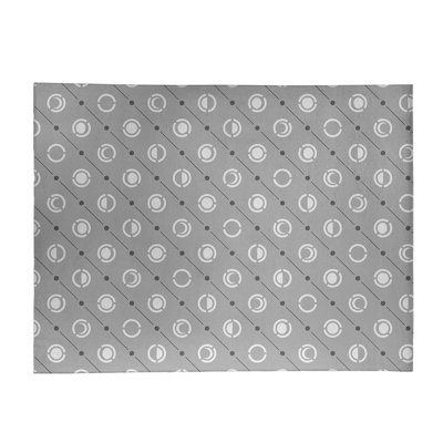 Tapis gris/gris foncé moon phases
