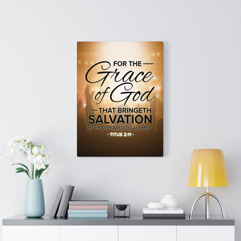 «For the Grace of God», Titus, H 16 po x l 12 po x P 1,25 po