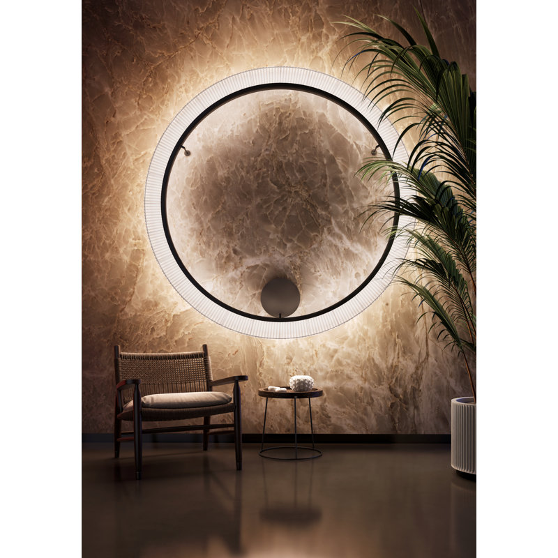 Roda 1 - Light LED Flush Mount, White Ribbon