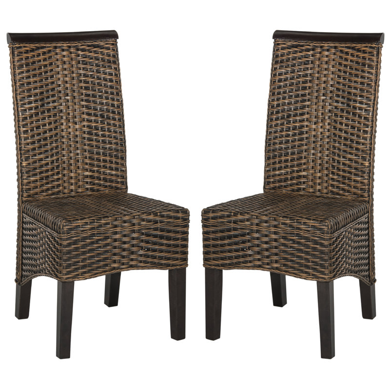 Bungalo 18.8'' H Pine Side Chair, Multi Brown