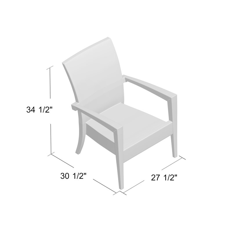 Schroder Outdoor Lounge Chair , Sunbrella® Cushions Included, Brown