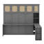 Lit escamotable mural Murphy avec bureau et armoires pour bureau personnel-954486672