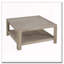 Table basse carrée avec rangement