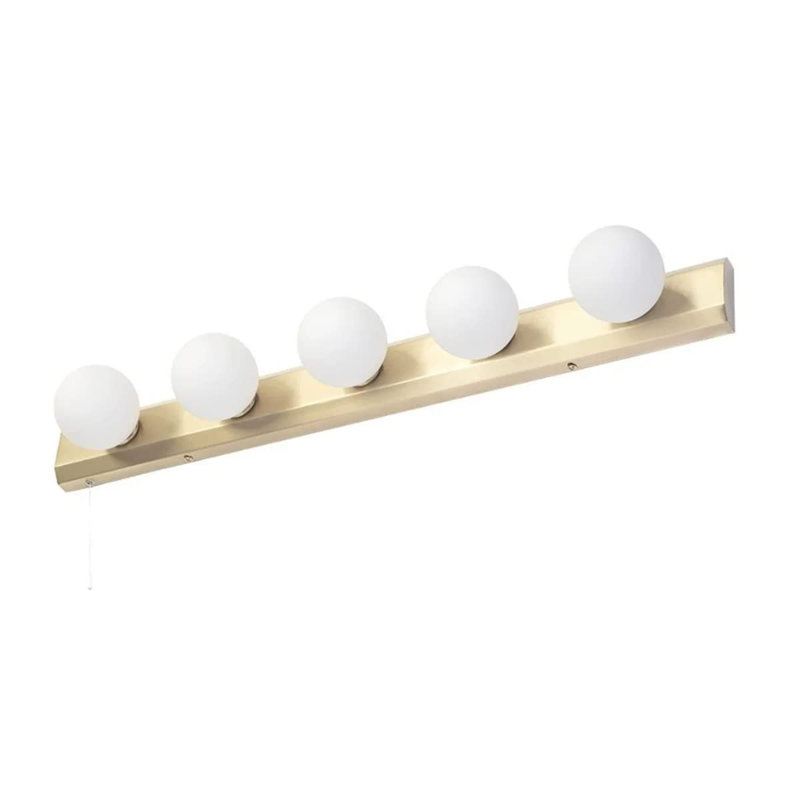 Brayson 5 - Light Bath Bar, Brass