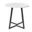 Carmaine Round Metal Base Dining Table-661080619