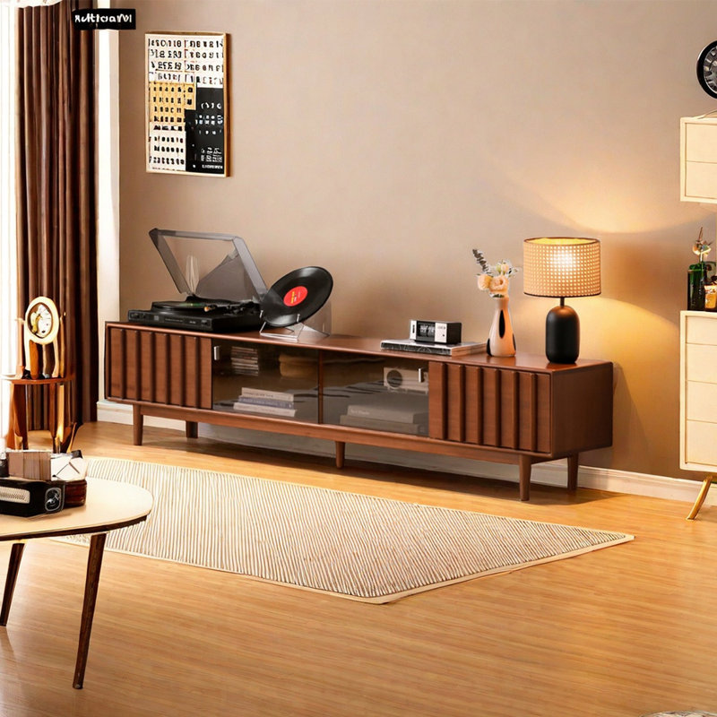 Unique vertical strip TV stand