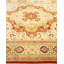 Tapis unique noué à la main orange / ivoire / bleu marine 8 pi x 10 pi 2 po Keller