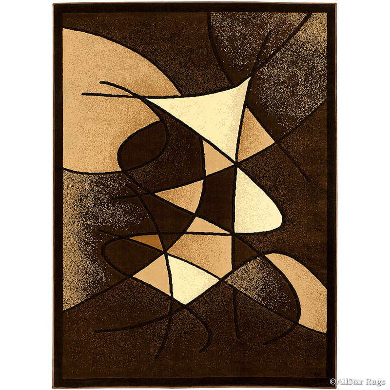 Abstract Indoor Rug, 5'2" x 7'2"