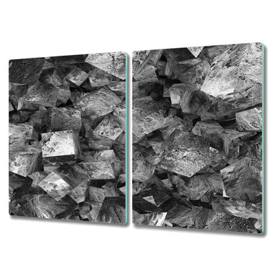 Movses Tempered Glass Lumps Chopping Board