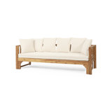 Kamita 78.5'' Acacia Outdoor Patio Sofa