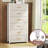 23.2" Wide 6-drawer Dresser, Beige-1955821019