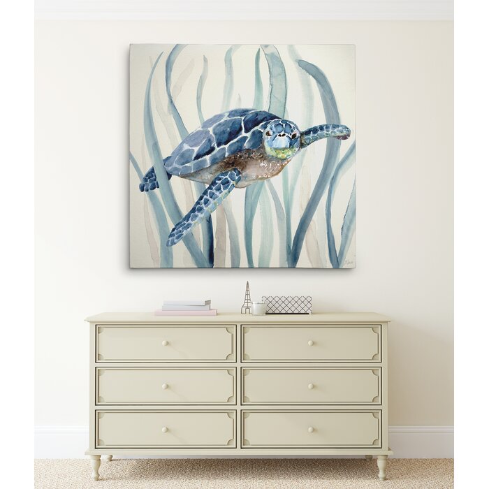 Beachcrest Home Pei Pei Turtle I On Canvas Print & Reviews | Wayfair