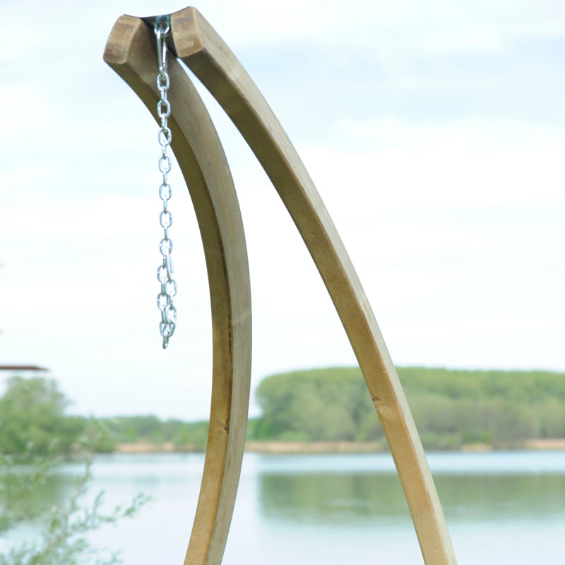 Atlas Wooden Hanging Chair Stand
