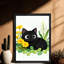 Reproduction d'art encadré noir rétro-187038834