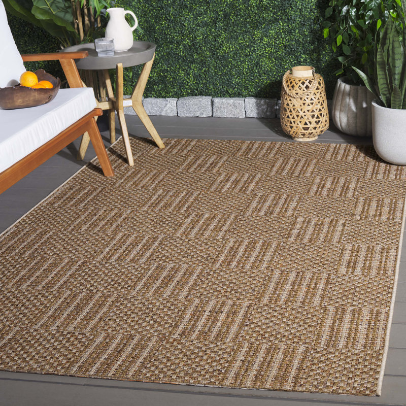 Tapis intérieur / extérieur en sisal Jhared, Tapis de couloir 2 pi 2 po x 8 pi