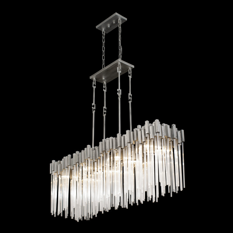 Luminaire suspendu / unique à 8 lumières Matrix, Nuit pluvieuse, 8