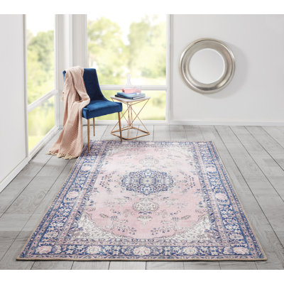 Neptune Power Loom Pink/Blue Rug