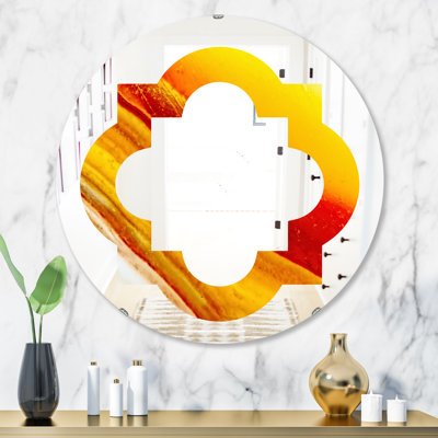 Miroir mural éclectique sans cadre